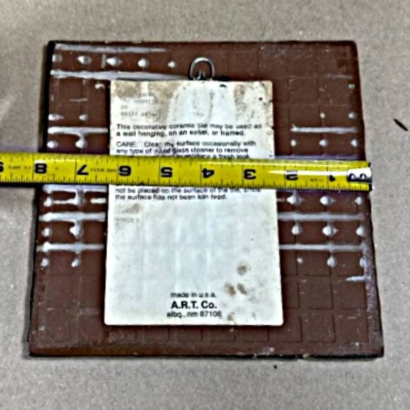 2 - Southwest Native American Tile Art Indian Britt Husney Harvest - Picture 5 of 5